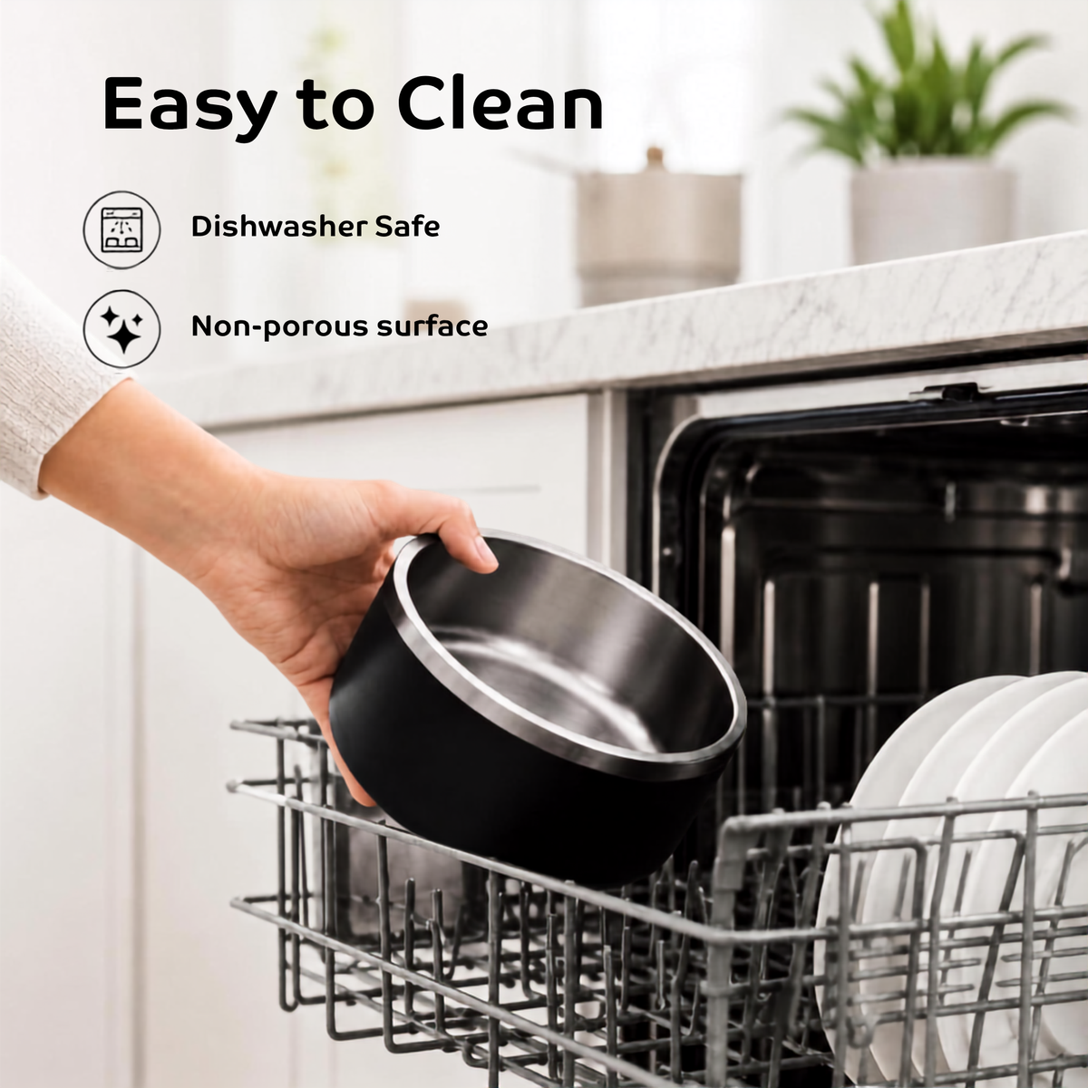 Stainless Steel Dog Bowl (950ml/32oz)